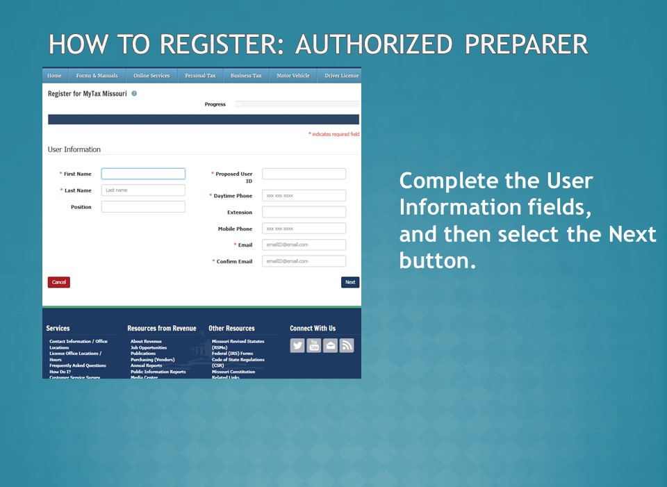 Registration Instructions 19