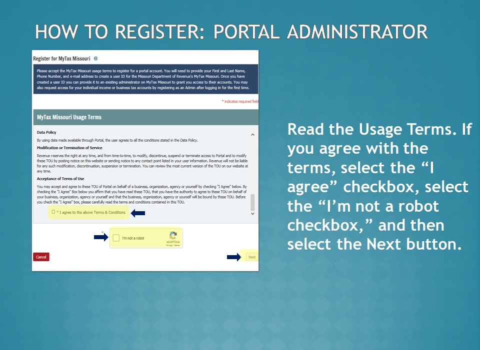 Registration Instructions 4